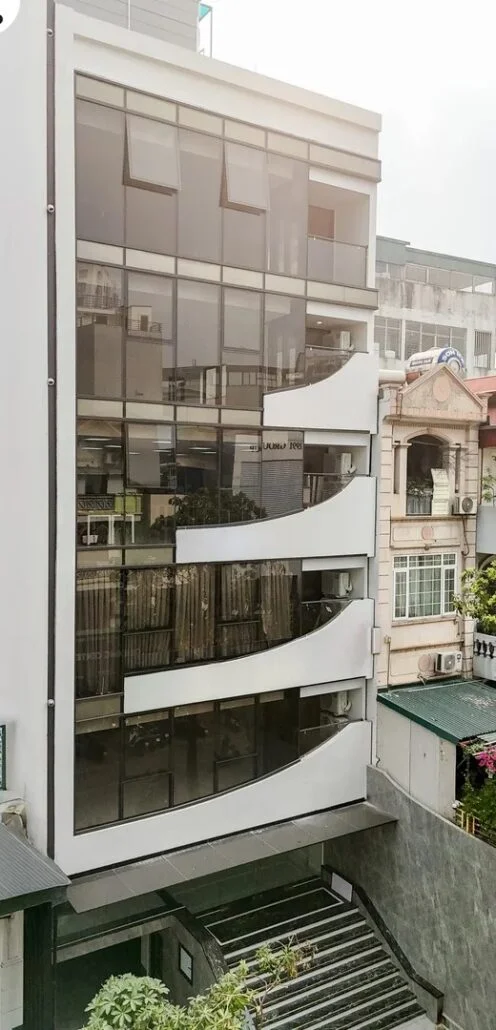 Mẫu nhà cho thuê văn phòng 6 tầng 1 tum