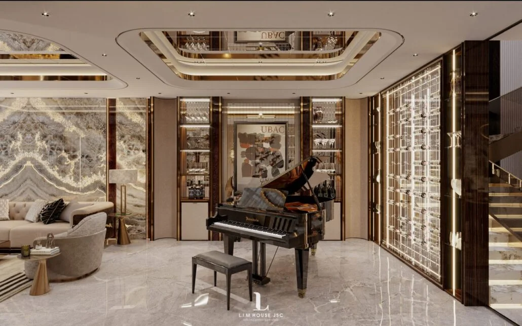 Phong cách hiện đại luxury