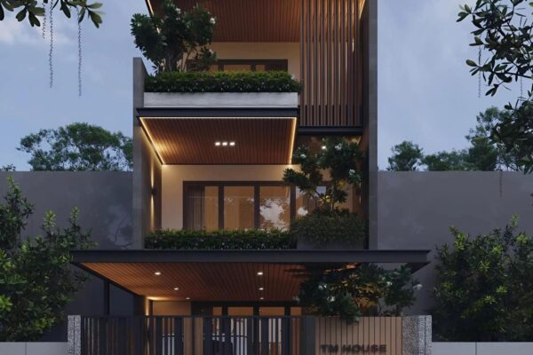 Giải mã kiến trúc “giải nhiệt” thông minh trong mẫu nhà phố tại Quảng Ninh