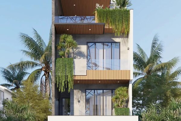 Kiến trúc Nhà Phố: Đỉnh Cao Thẩm Mỹ Modern Tropical & Tiện Nghi Hiện Đại