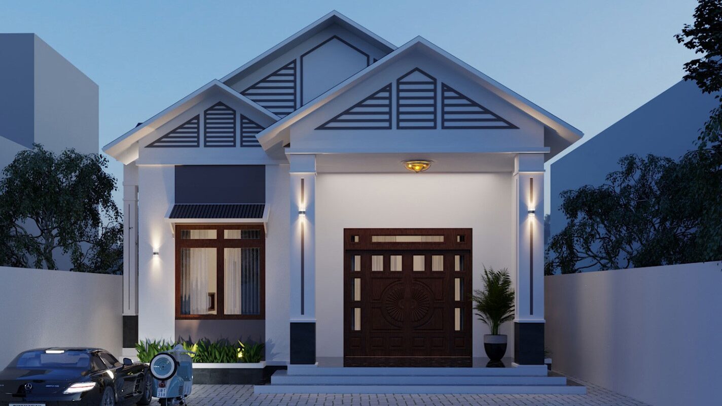 Mặt tiền nhà mái Thái