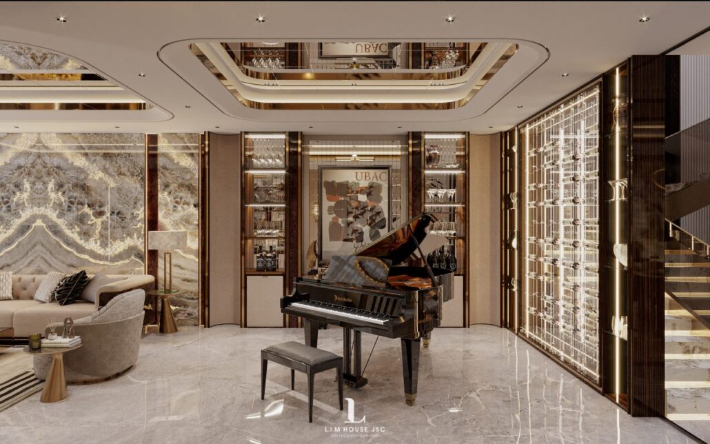 Phong cách hiện đại luxury