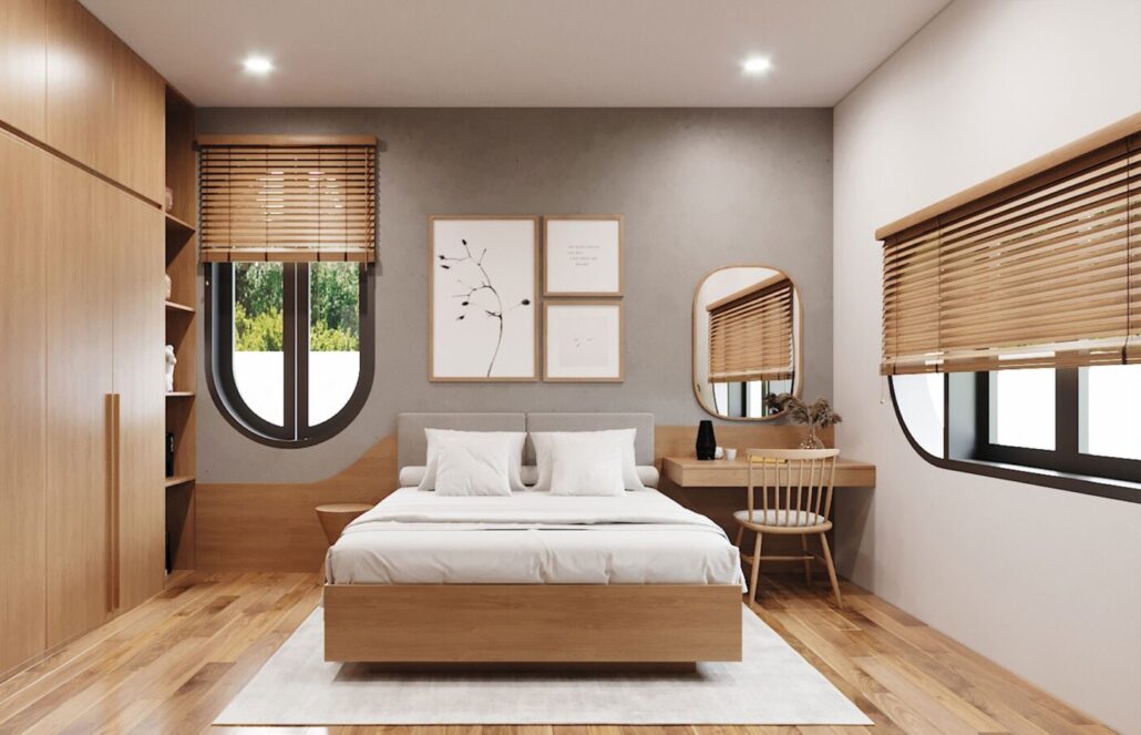 Phòng ngủ của ông bà tại V’s House